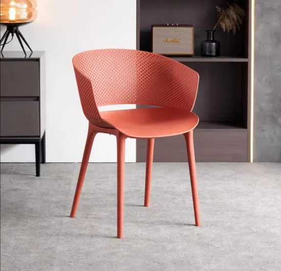 Chaise en plastique épaissie, chaise de salle à manger, Table et chaise de livre de ménage